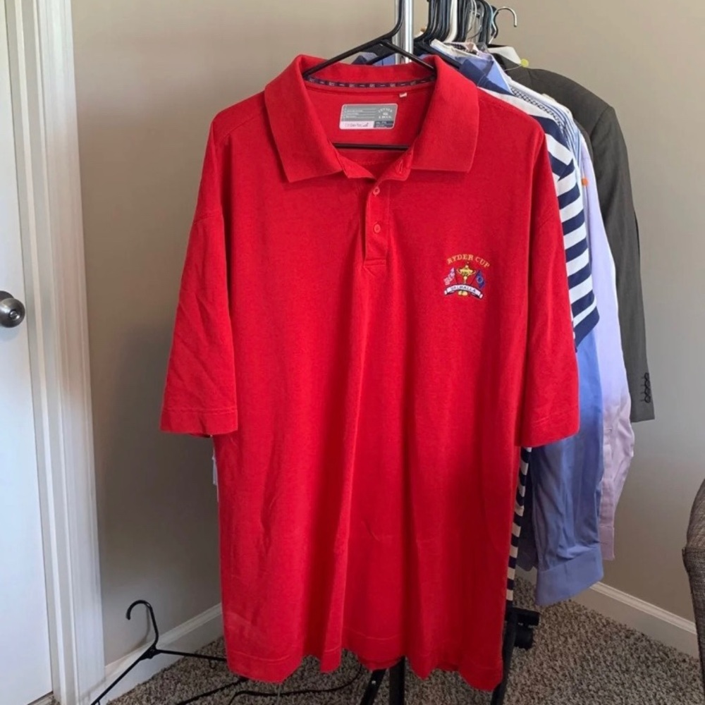 Mens Cutter & Buck Ryder Cup Polo Size 2XL